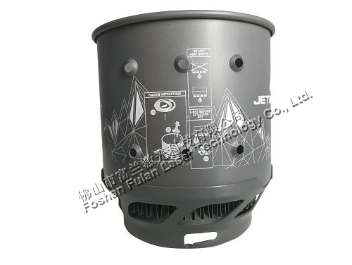 圓柱體(tǐ)鋁制(zhì)品360度旋轉一(yī)周鐳雕打标